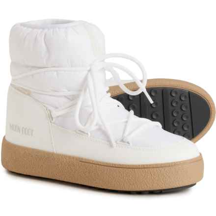 MOON BOOTS LTrack Low Nylon Winter Boots - Waterproof (For Women) in 002-White