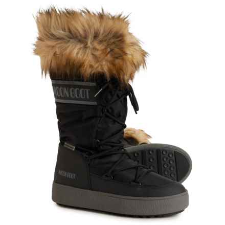 MOON BOOTS Ltrack Monaco Boots - Waterproof (For Women) in Black