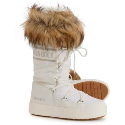 MOON BOOTS Ltrack Monaco Boots - Waterproof (For Women) in White