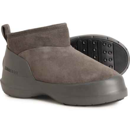 MOON BOOTS Luna Low Boots - Suede (For Women) in Anthracite