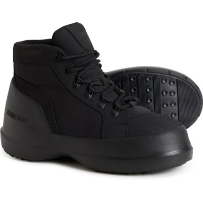 (取寄) レディース ルナ トレック ミッド ブーツ MOON BOOTS women Luna Trek Mid Boots (For Women)  Black moon-boots-luna-trek-mid-boots