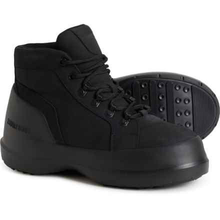 MOON BOOTS Luna Trek Mid Boots - Nubuck (For Women) in Black
