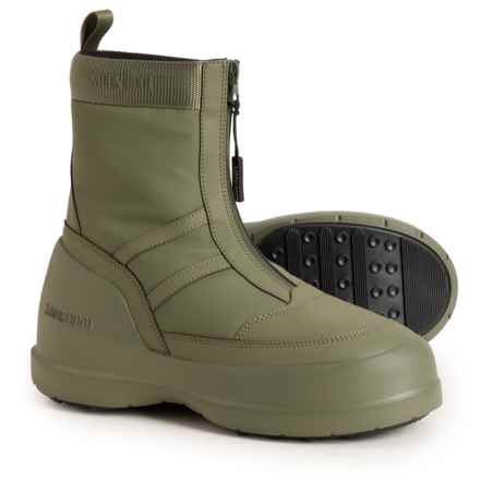 MOON BOOTS Luna Zip Boots (For Women) in Khaki