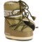 MOON BOOTS Made in Europe Boys and Girls Icon Boots in Khaki