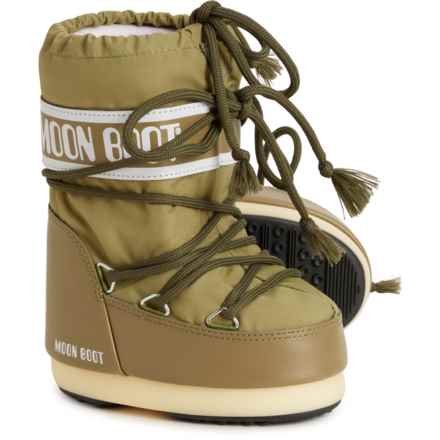 MOON BOOTS Made in Europe Icon Boots (For Women) in Khaki