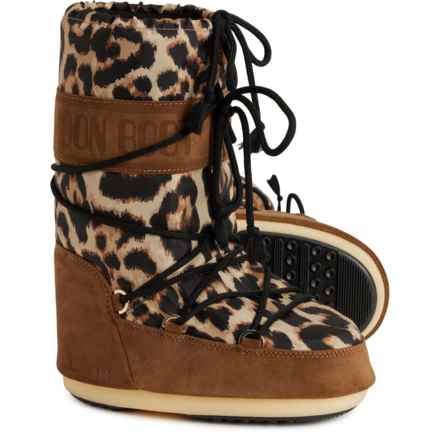 MOON BOOTS Made in Europe Icon Nordstrom Boots (For Women) in Leopard