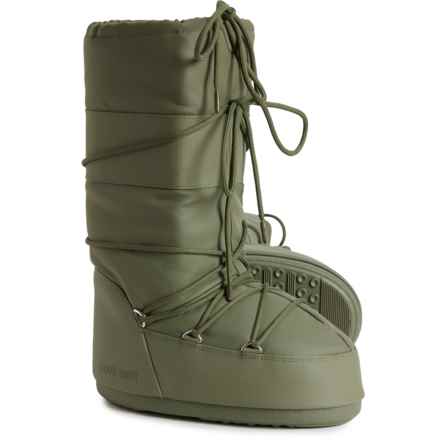 MOON BOOTS Made in Europe Icon Rubber Boots (For Women) in 002-Khaki