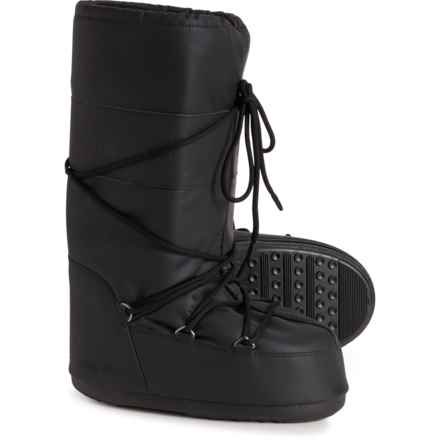 MOON BOOTS Made in Europe Icon Rubber Boots (For Women) in Black