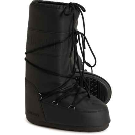 MOON BOOTS Made in Europe Icon Rubber Boots (For Women) in Black