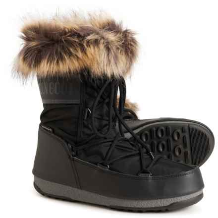 MOON BOOTS Made in Europe Monaco Boots - Waterproof (For Women) in 001-Black