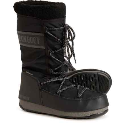 MOON BOOTS Made in Europe Monaco Boots - Waterproof (For Women) in 001-Black