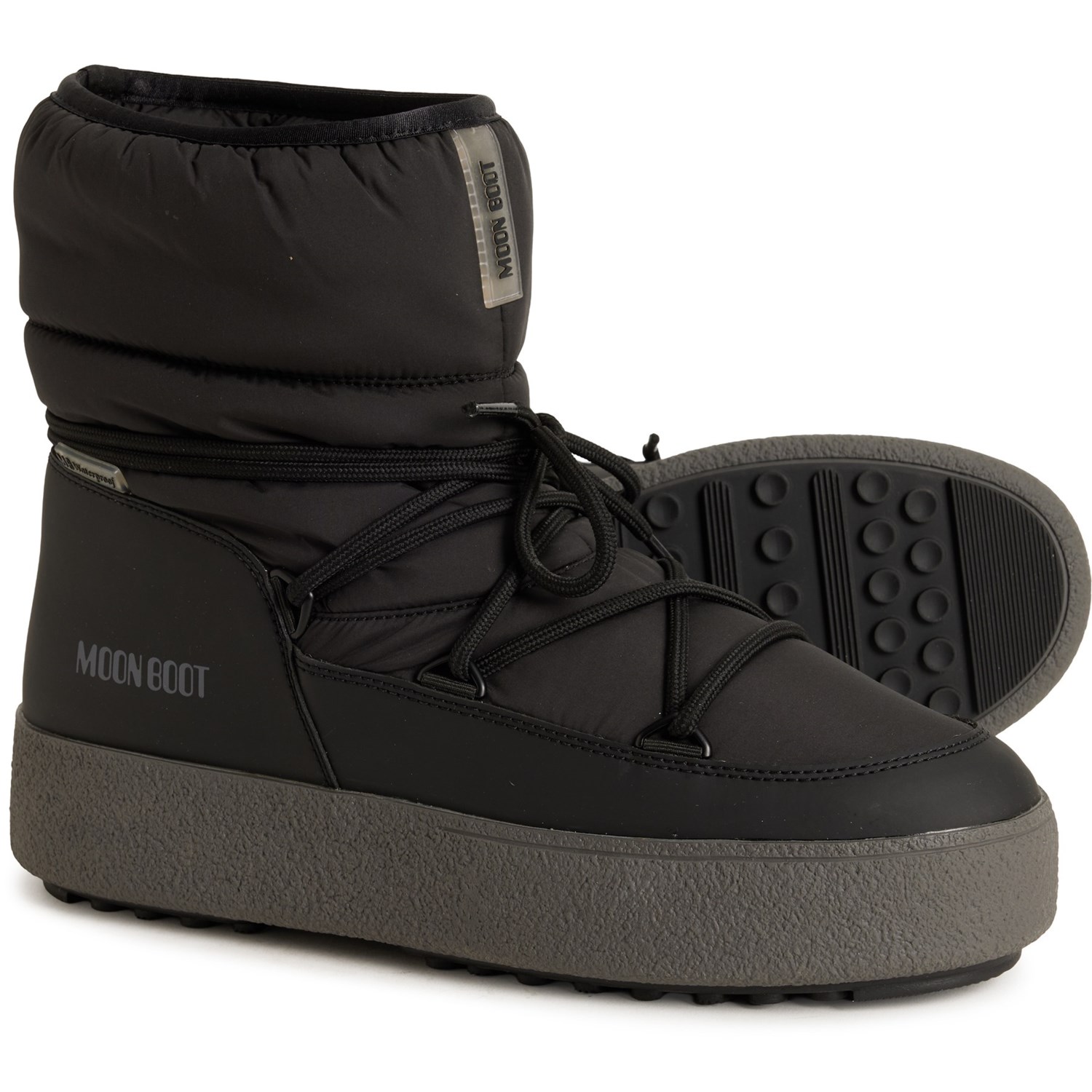 MOON BOOT☆Mtrack ロー スエード スニーカー ブラック MOON BOOTS MTrack Low Nylon Winter Boots (For Men) - Save 72%