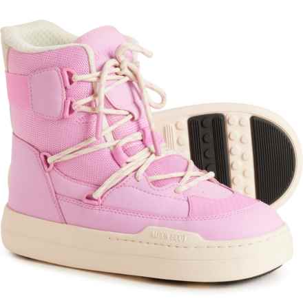 MOON BOOTS Park Sneaker Boots (For Women) in Pink