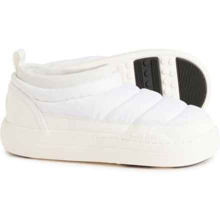 MOON BOOTS Park Soft Nylon Sneakers (For Women) in White
