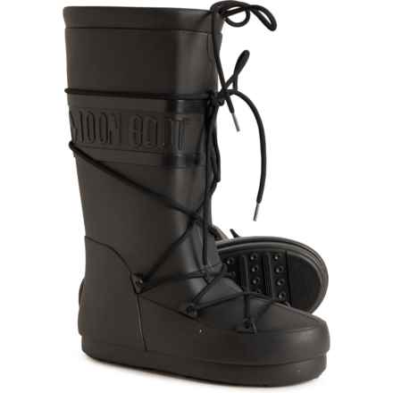 MOON BOOTS Rain Boot High Boots - Waterproof (For Women) in 001-Black
