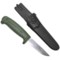 Morakniv Basic 511 Fixed-Blade Knife - 3.5”, Carbon Steel in Military Green