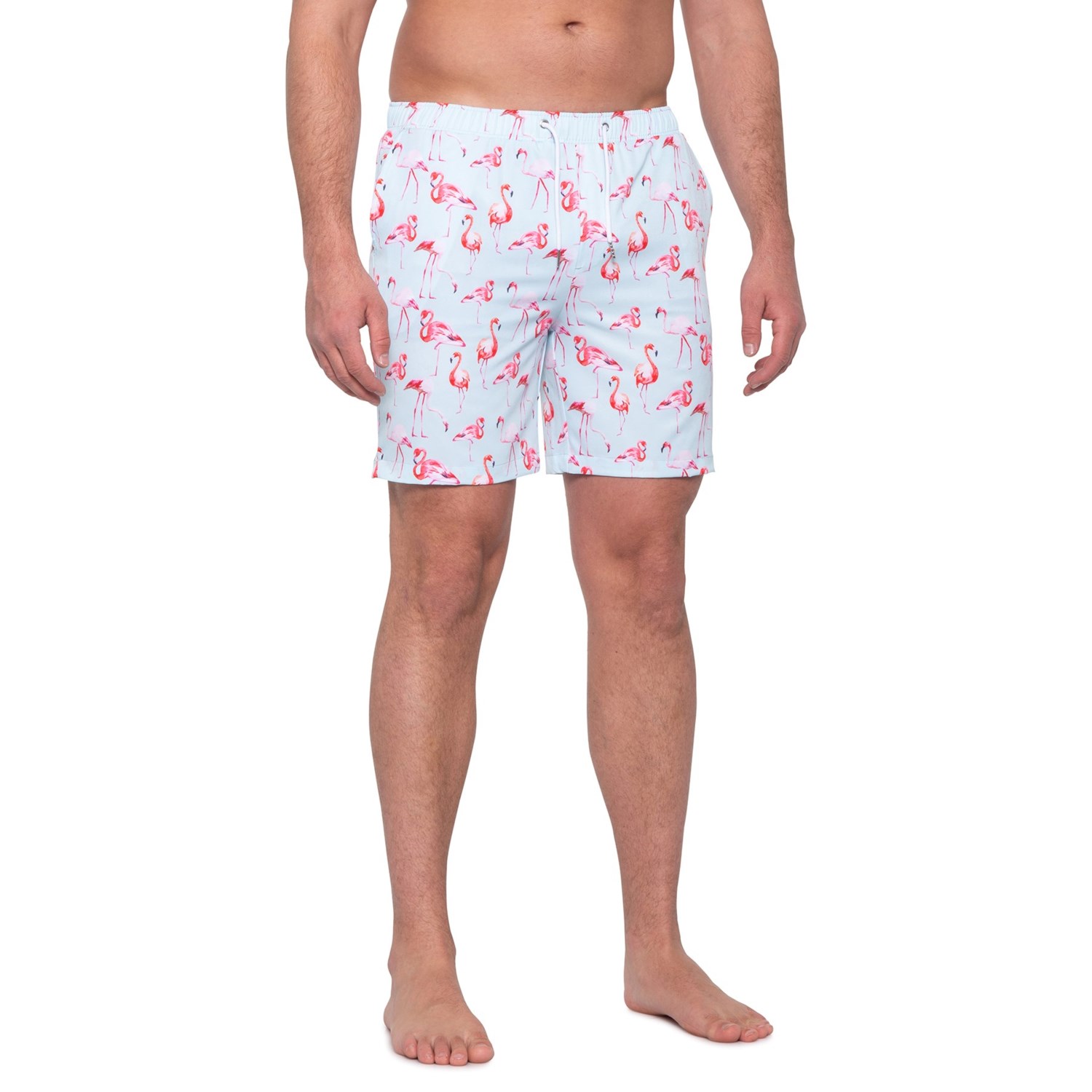 blue flamingo swim shorts