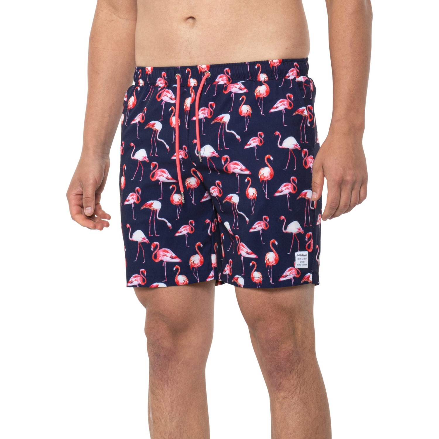 Mosmann Flamingos Swim Shorts (For Men) - Save 54%