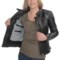 8847C_3 Mossi Adventure Leather Motorcycle Jacket (For Women)