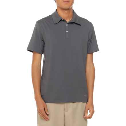 MOTION Cloud Plus Polo Shirt - Short Sleeve in Charcoal