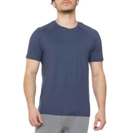 MOTION Cloud Plus Raglan Core Crew Neck T-Shirt - Short Sleeve in Vintage Indigo