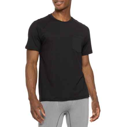 MOTION Lux Pocket T-Shirt - Short Sleeve in Black Onyx