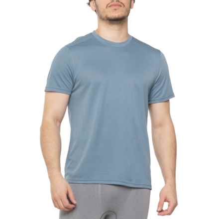 MOTION Pique Modal Core Crew Neck T-Shirt - Short Sleeve in Belgian Blue