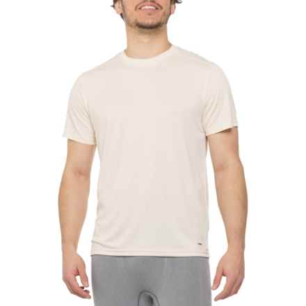 MOTION Pique Modal Core Crew Neck T-Shirt - Short Sleeve in Bone