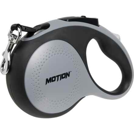 MOTION Retractable Dog Leash - 26’ in Gray/Black