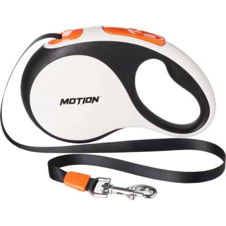 MOTION Retractable Dog Leash - 26’ in White
