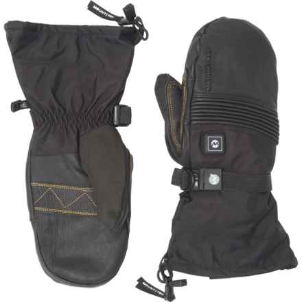 Mount Tec Explorer 4S Heated-Performance Ski Mittens - Waterproof, Insulated (For Men) in Black