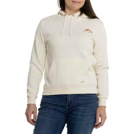 MOUNTAIN & ISLES Broken Scene Graphic Hoodie in Oatmeal Heather