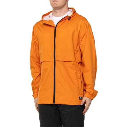 Mountain and Isles Full-Zip Rain Jacket - Waterproof in Orange