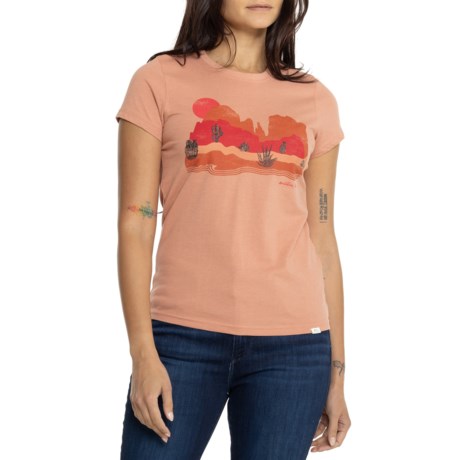 MOUNTAIN & ISLES Graphic T-Shirt - Short Sleeve in Cameo Heather