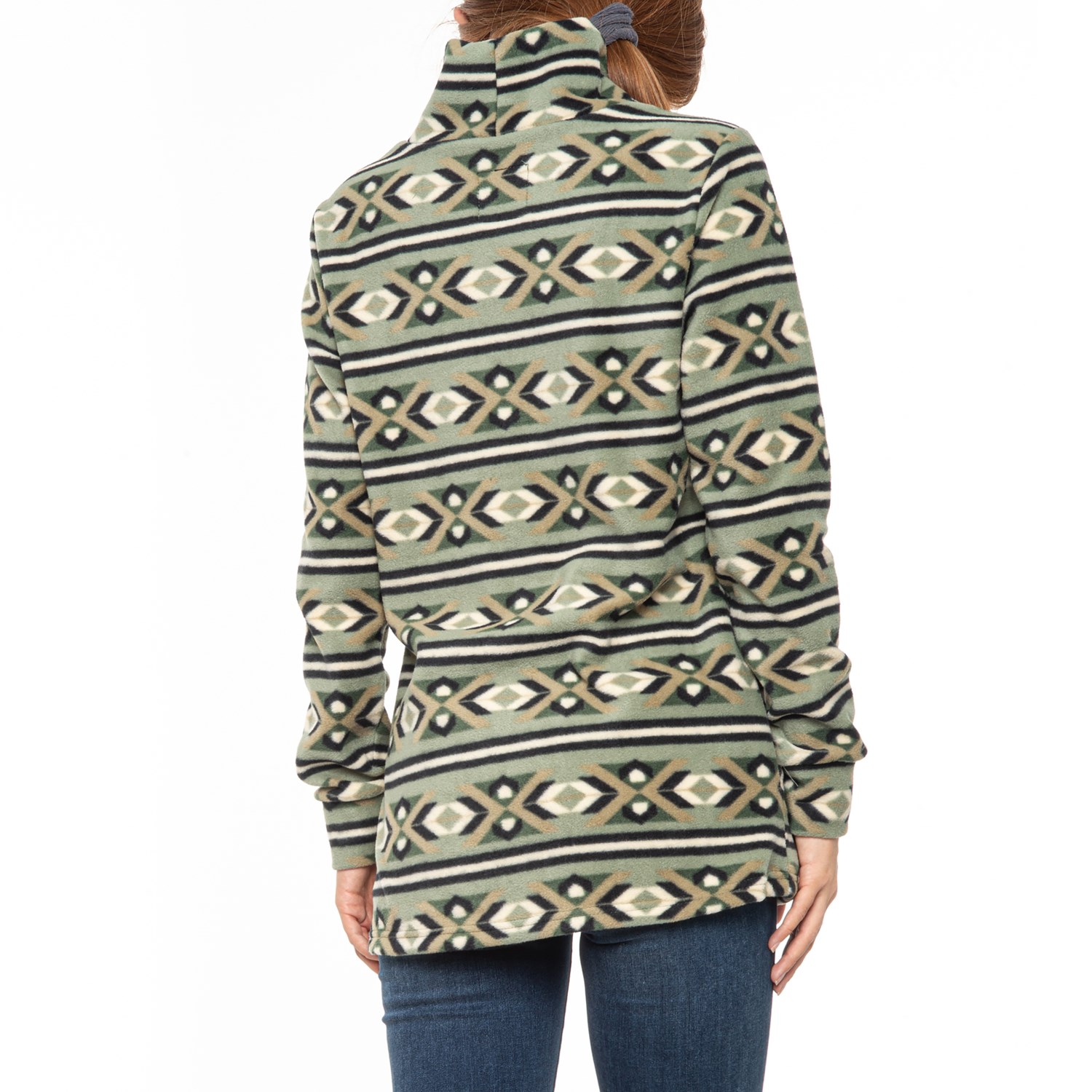fleece turtleneck tunic