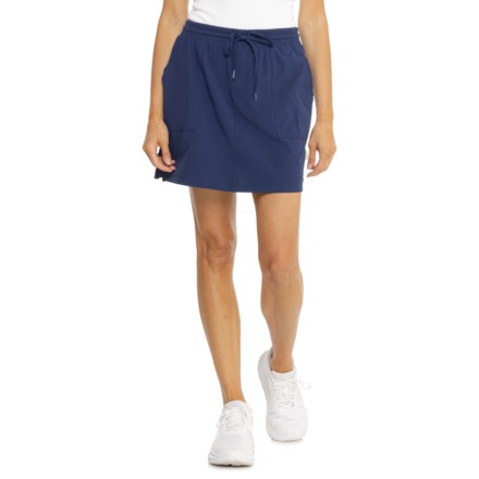 (取寄) マウンテンアンドアイルズ タイ ウェスト プル-オン スコート Mountain and Isles Tie Waist Pull-On Skort  Midnight Navy Mountain and Isles Tie Waist Pull-On Skort - Save 76%