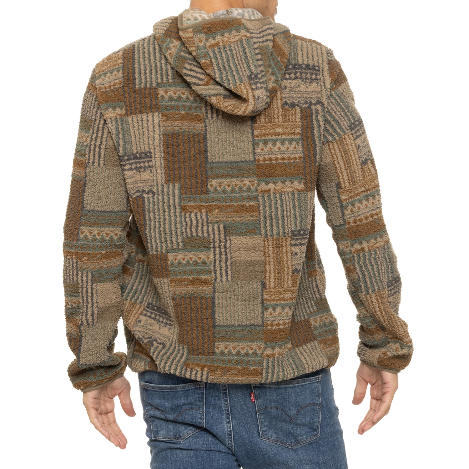 Mountain and Isles Whubby Fleece Hooded Jacket - Zip Neck - Save 60%