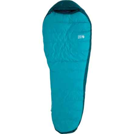 Mountain Hardwear 15°F Bishop Pass Down Sleeping Bag - 650 Fill Power, Mummy (For Women) in Vivid Teal