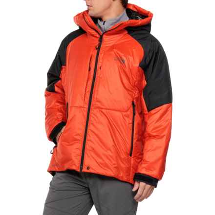 Mountain Hardwear Compressor Alpine Primaloft® Hooded Jacket - Insulated in State Orange, Black