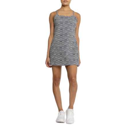 Mountain Hardwear Dynama Dress - UPF 50, Sleeveless in Ashen Sediment Check Print