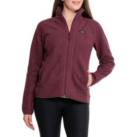 Mountain Hardwear Explore Fleece Jacket - Zip Neck in Cocoa Red