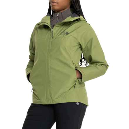 Mountain Hardwear Exposure2 Gore-Tex® PacLite® Jacket - Waterproof in Light Cactus