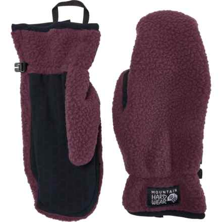 Mountain Hardwear HiCamp Fleece Mittens - Touchscreen Compatible in Blackberry
