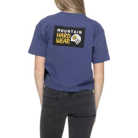 Mountain Hardwear MHW Logo Boxy Cropped T-Shirt - Short Sleeve