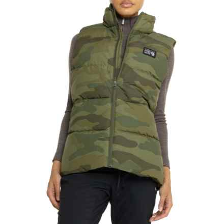 Mountain Hardwear Nevadan Down Vest - 650 Fill Power in Dark Pine Camo Print