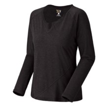 Mountain Hardwear Pandra T-Shirt - Long Sleeve (For Women) in Black - Closeouts