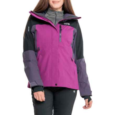 Mountain Hardwear Powder Maven Jacket - Waterproof, Insulated, RECCO® in Berry Glow