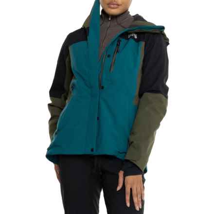 Mountain Hardwear Powder Maven Jacket - Waterproof, Insulated, RECCO® in Jack Pine