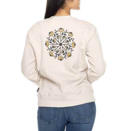 Mountain Hardwear Seek Floral Sweatshirt in Talc