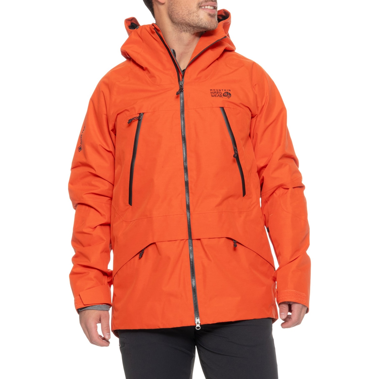 MOUNTAIN HARD WEAR スキーウェア オレンジ/カーキ mountain-hardwear-sky-ridge-
